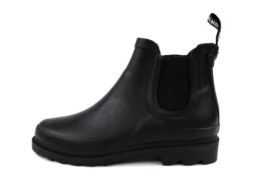 Angulus black kort gummistøvle